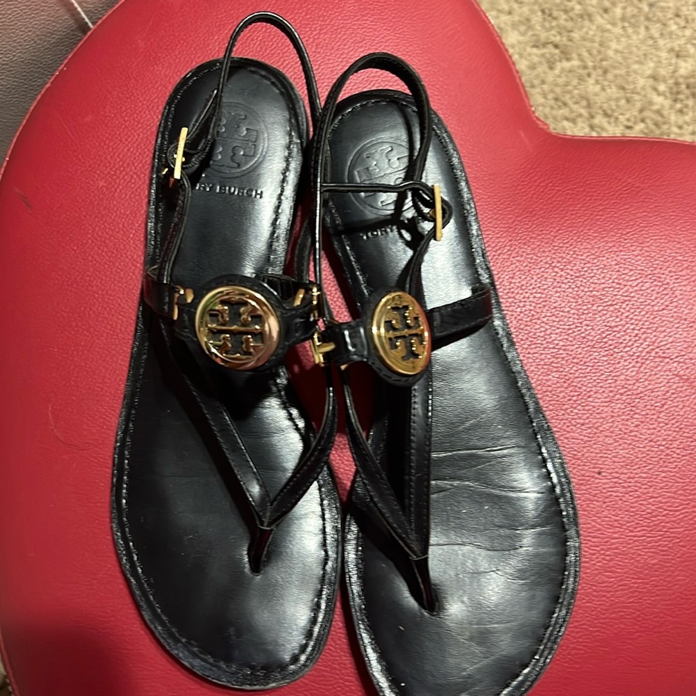 Black Tory Burch, sandals size 7
